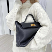 Top Grain Leather Inspired Wings Handbag