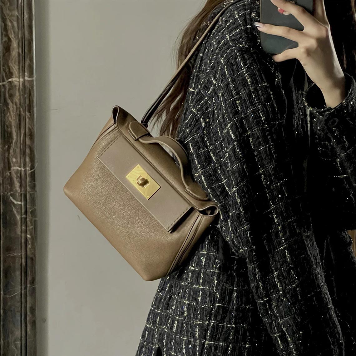 Top Grain Leather Inspired Wings Handbag