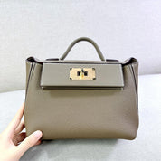 Top Grain Leather Inspired Wings Handbag