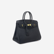 Top Grain Leather Croc Flap New Birk Handbag