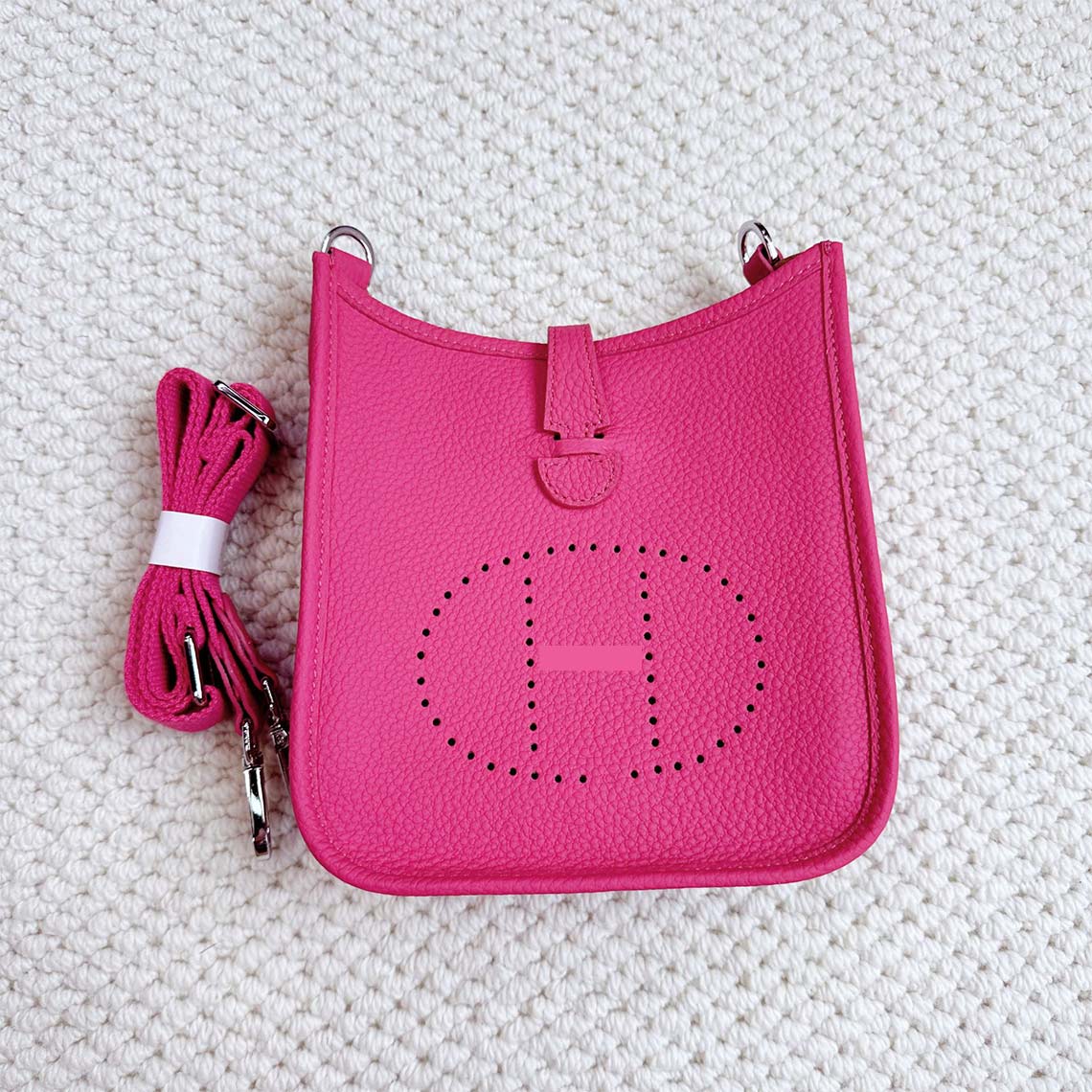 Top Grain Leather Inspired Evelyne Crossbody Bag