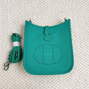 Top Grain Leather Inspired Evelyne Crossbody Bag
