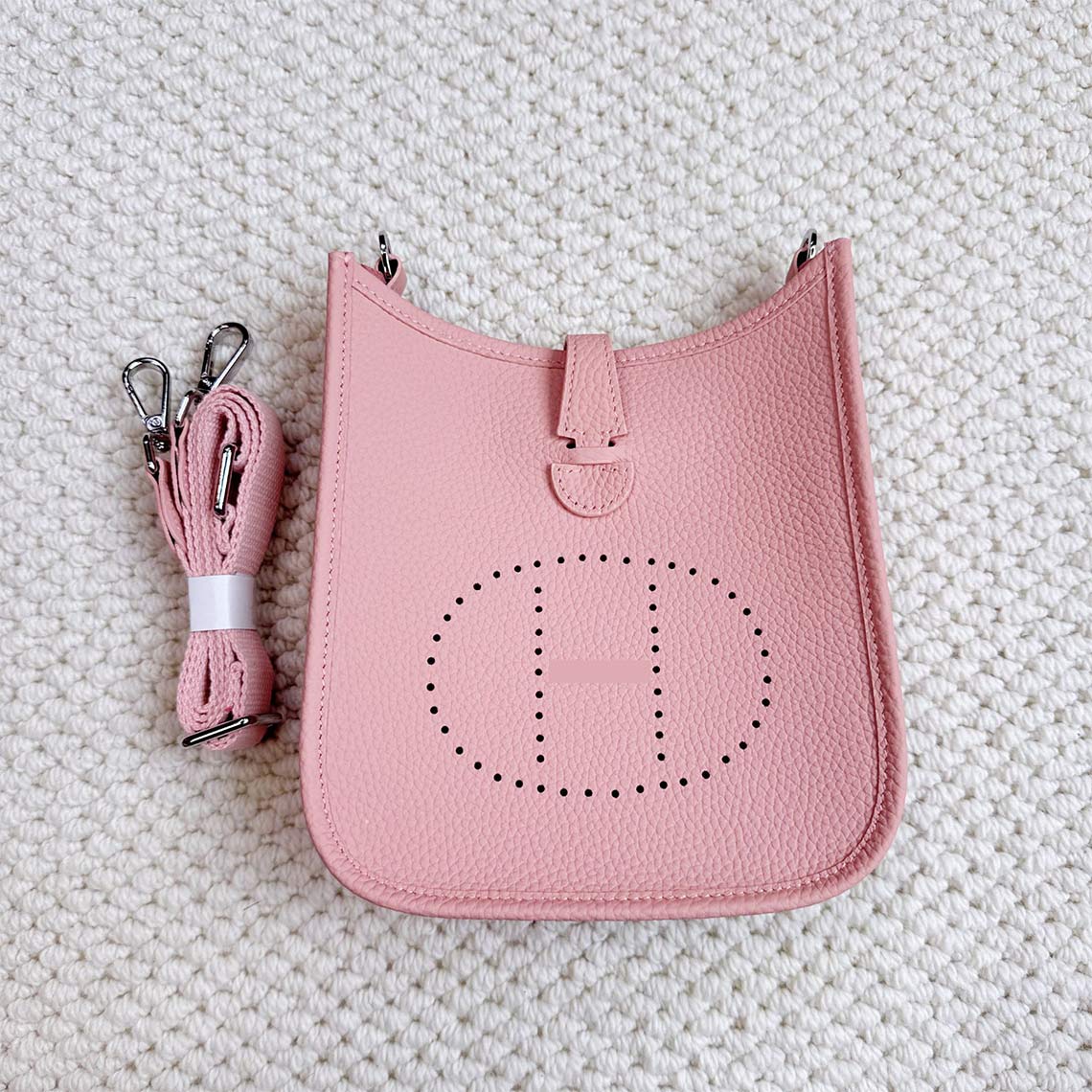 Top Grain Leather Inspired Evelyne Crossbody Bag