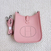 Top Grain Leather Inspired Evelyne Crossbody Bag