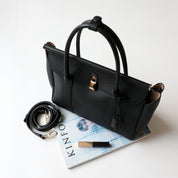 Top Grain Leather Women Work Handbag