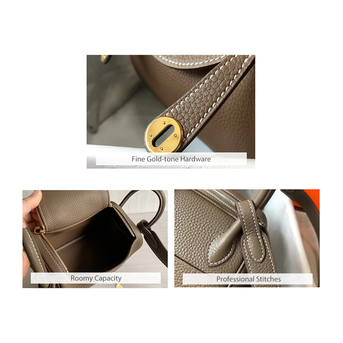 Top Grain Leather Inspired Lindi Bag