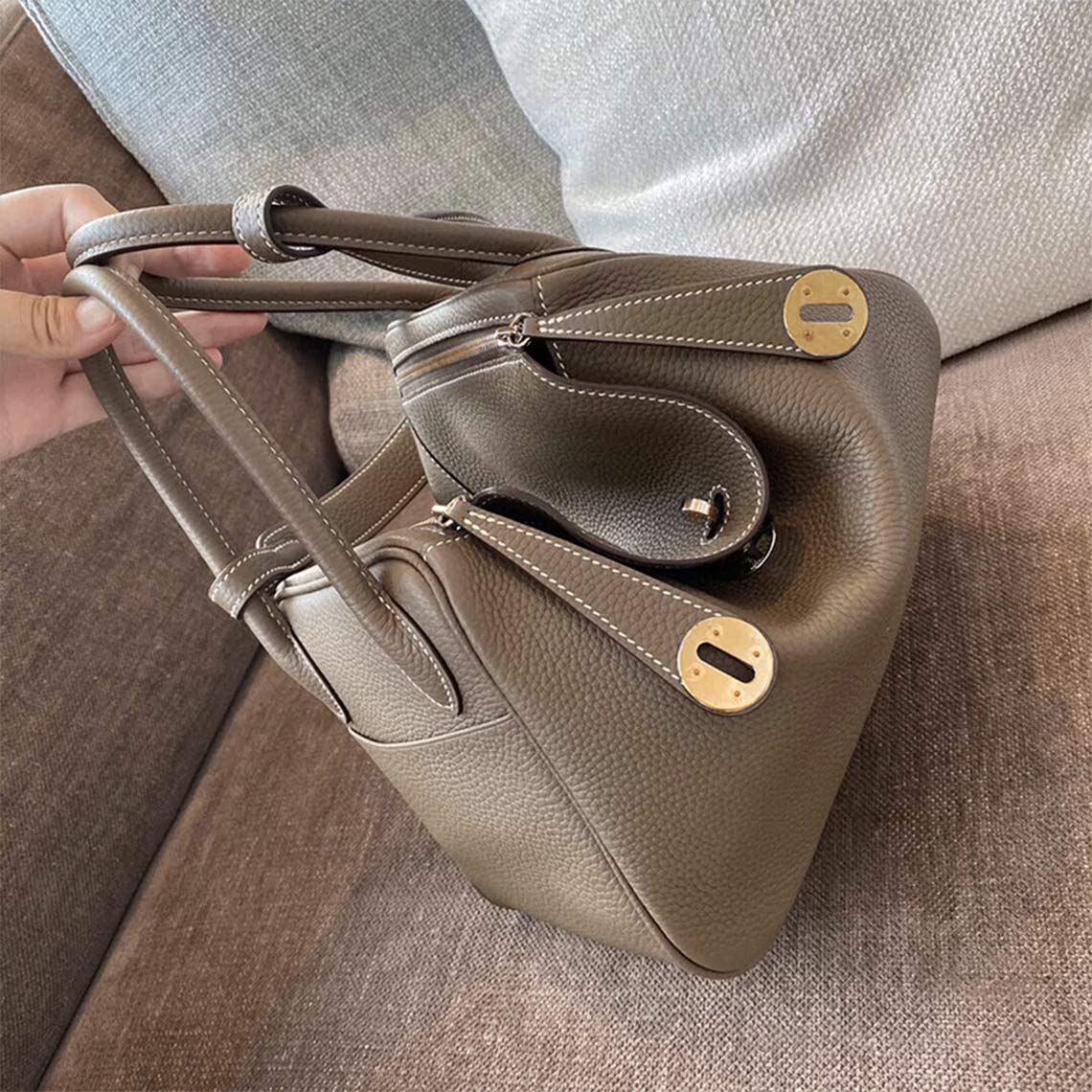 Top Grain Leather Inspired Lindi Bag
