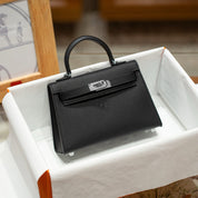 Top Grain Leather Inspired Mini Kelli 19 Handbag