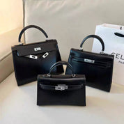 Top Grain Leather Inspired Mini Sellier Kelli Bag