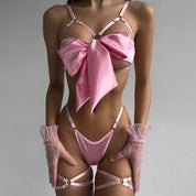 MIRABELLE BOW 3 PIECE LINGERIE SET