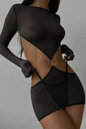 Rayna Sheer Cutout Lingerie