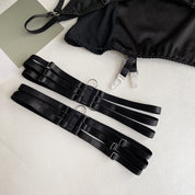 IRIS 5 PIECE LINGERIE SET with CHOKER and SKIRT