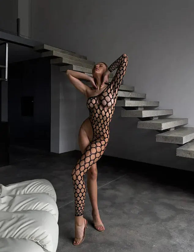 Full Body Fishnet Lingerie – Bodystocking After Dark – Chaotic Fashion