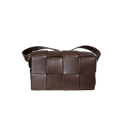 Leather Intrecciato Woven Candy Crossbody Bag