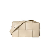 Leather Intrecciato Woven Candy Crossbody Bag