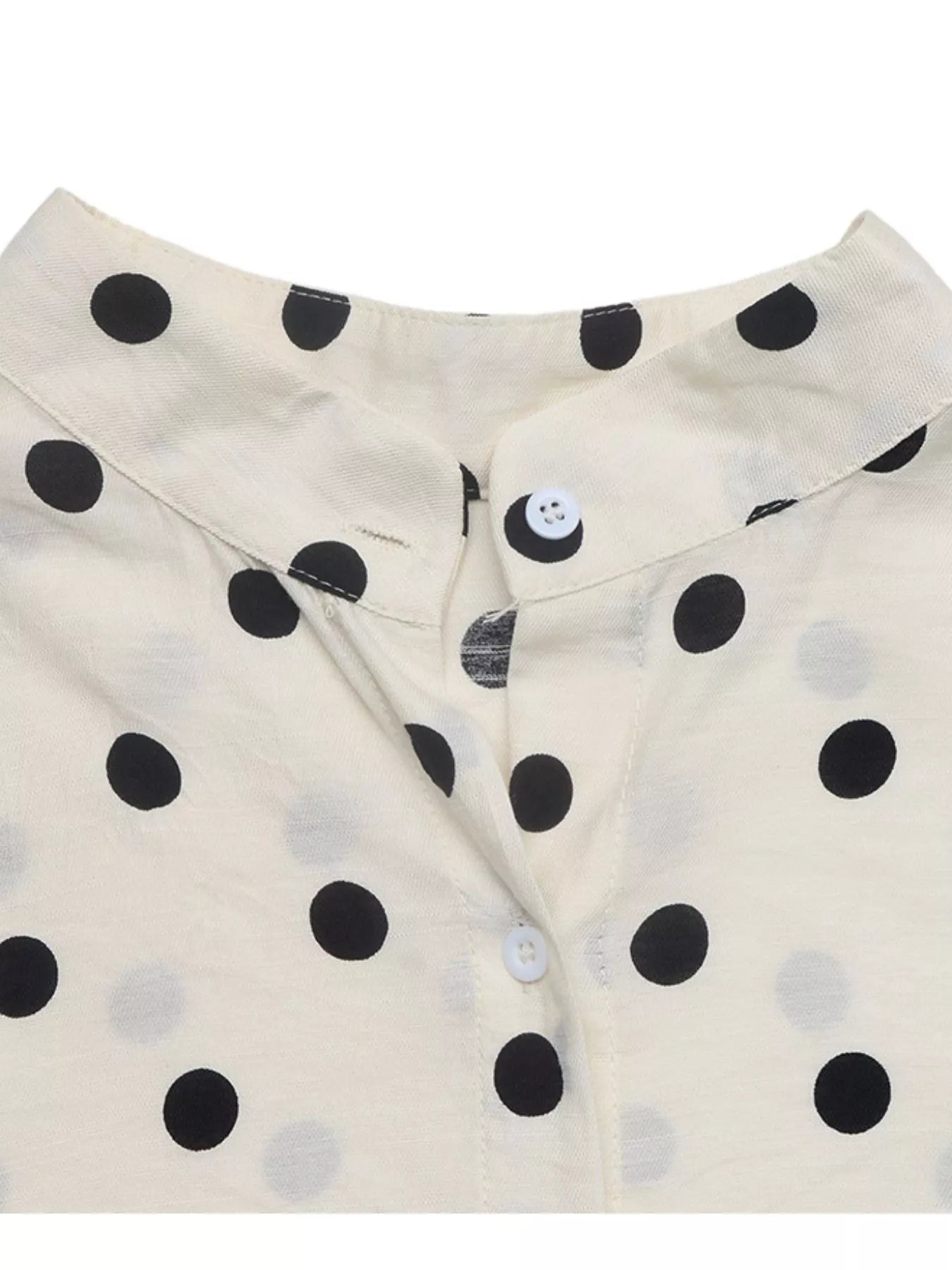 Women's polka dot shirt