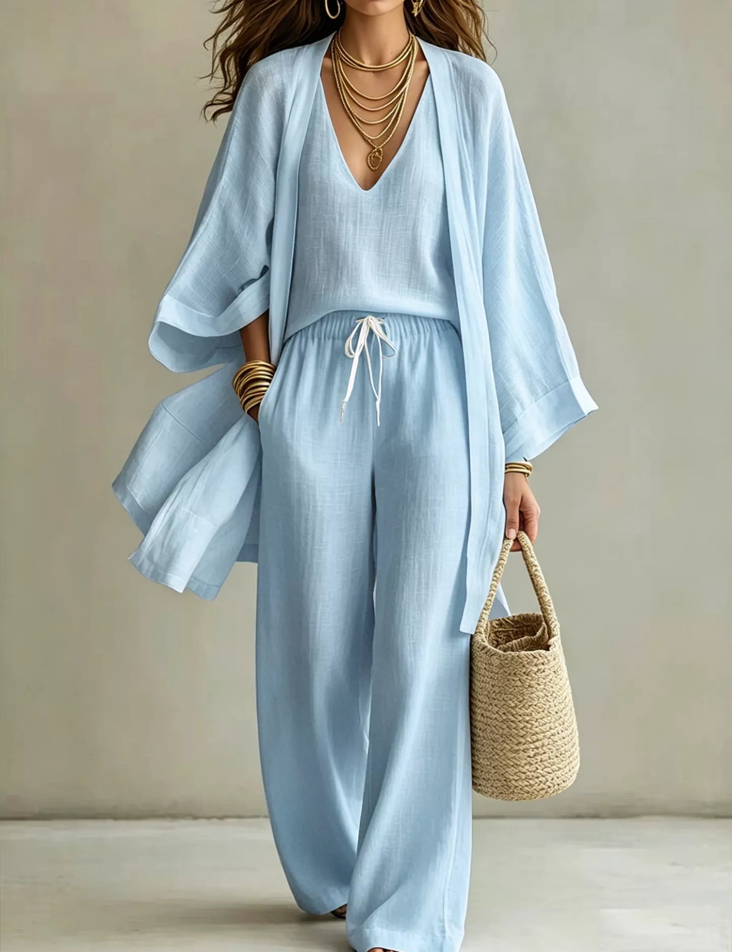 Women's cardigan, v-neck