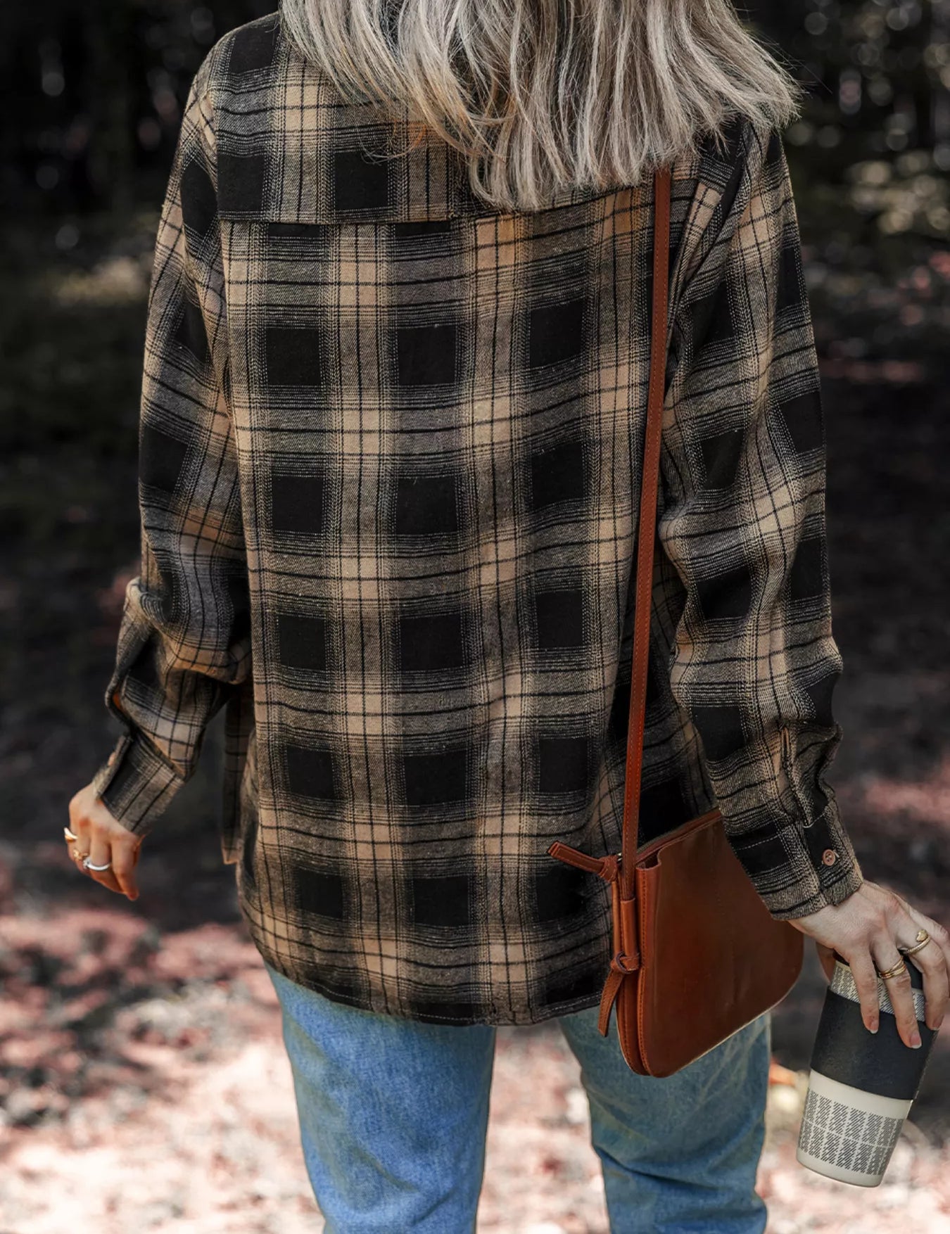 Women's plaid shacket