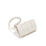 Leather Intrecciato Woven Candy Crossbody Bag