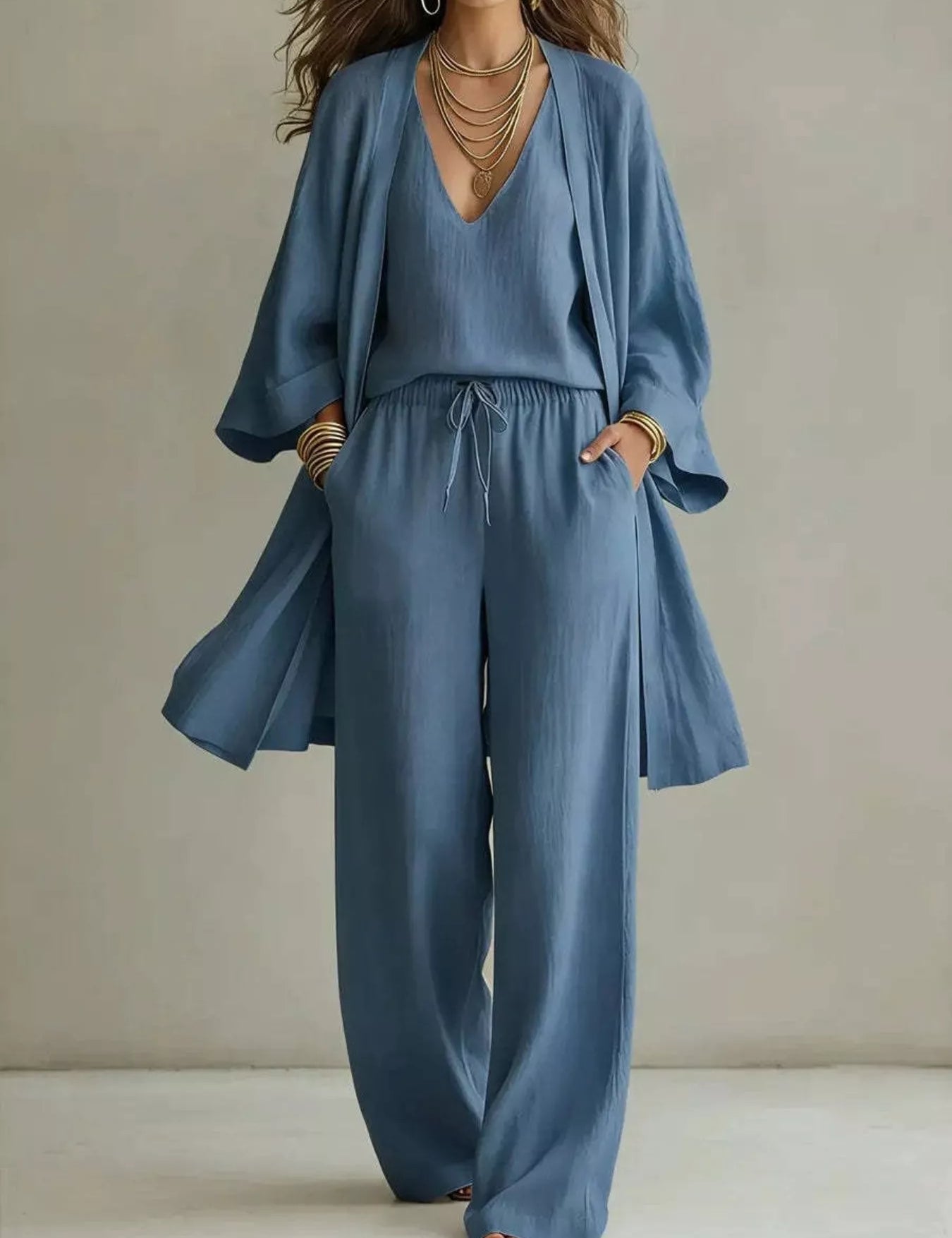 Women's cardigan, v-neck