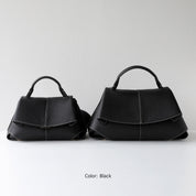 Top Grain Leather Women Smile Bag