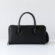 Fur Leather Polka Dot Small Clutch Handbag