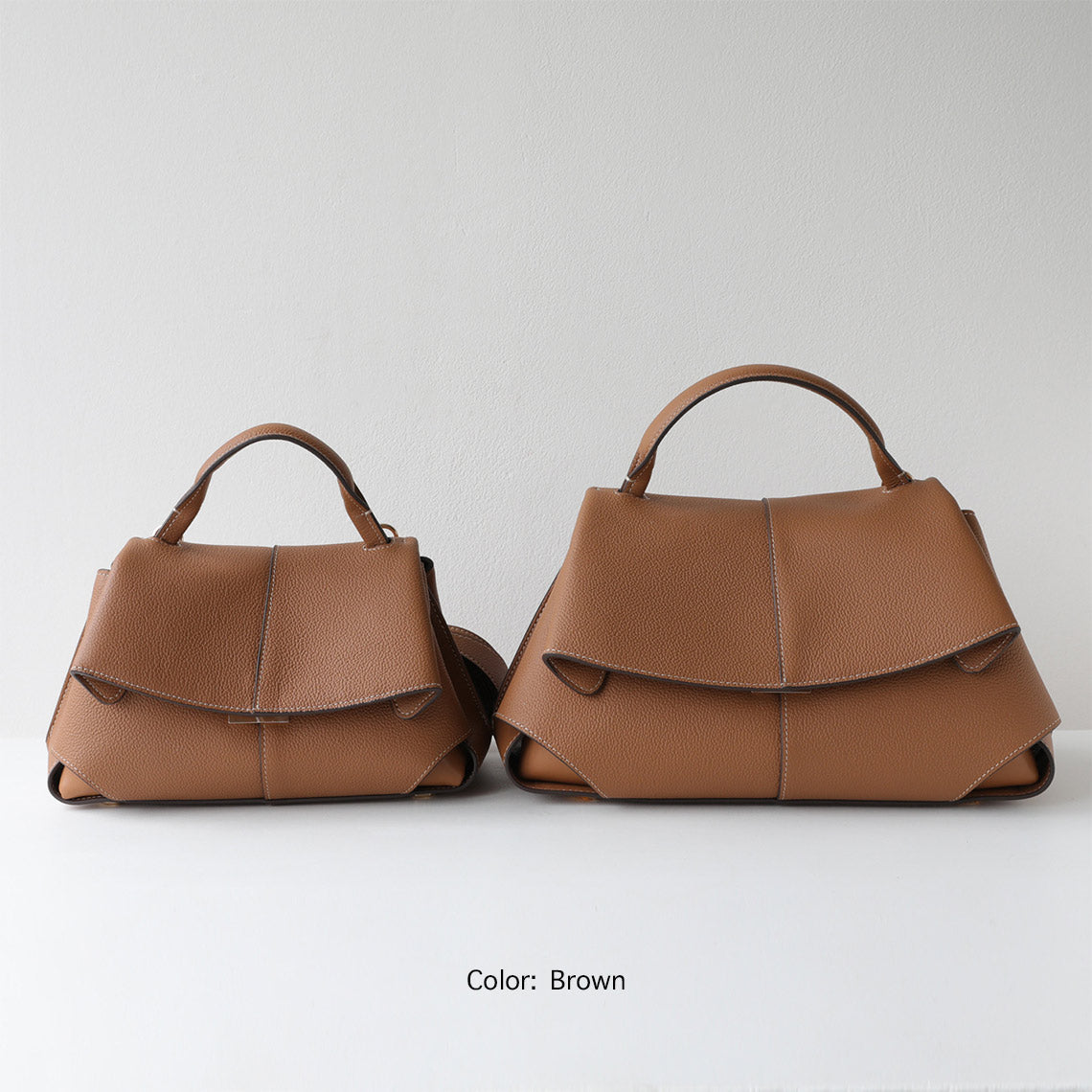Top Grain Leather Women Smile Bag
