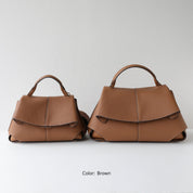 Top Grain Leather Women Smile Bag