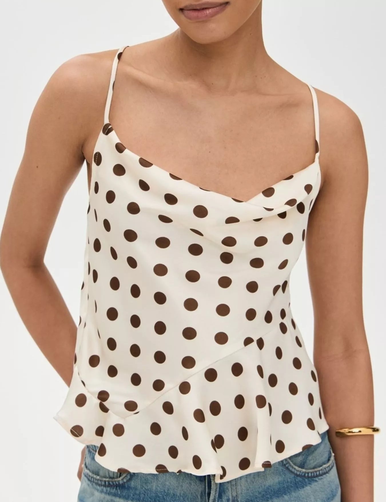 Cowl Neck Cami – Crisscross Open Back – Chaotic Fashion