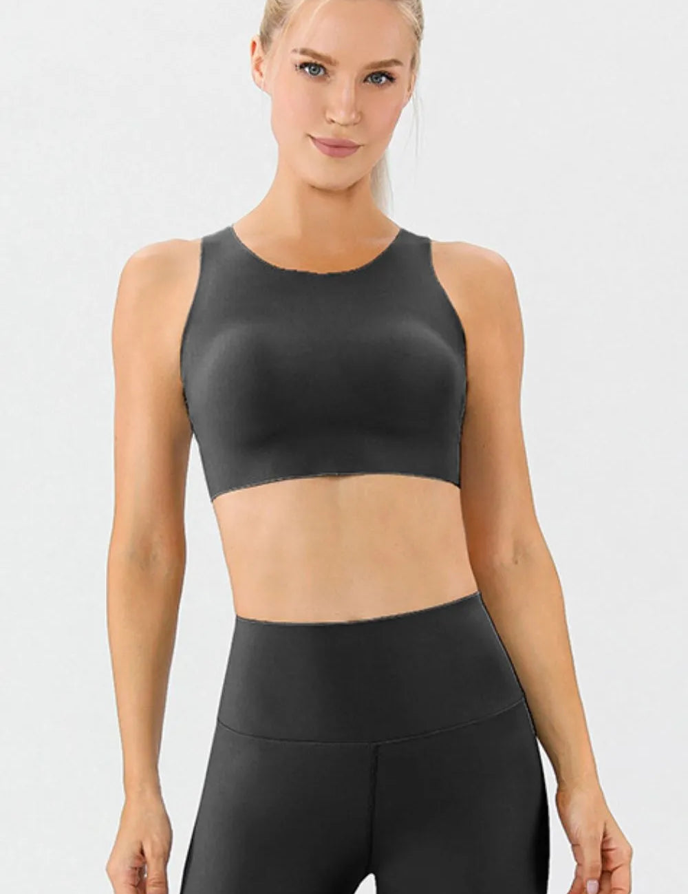 Women's bra, round neck