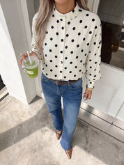 Women's polka dot shirt