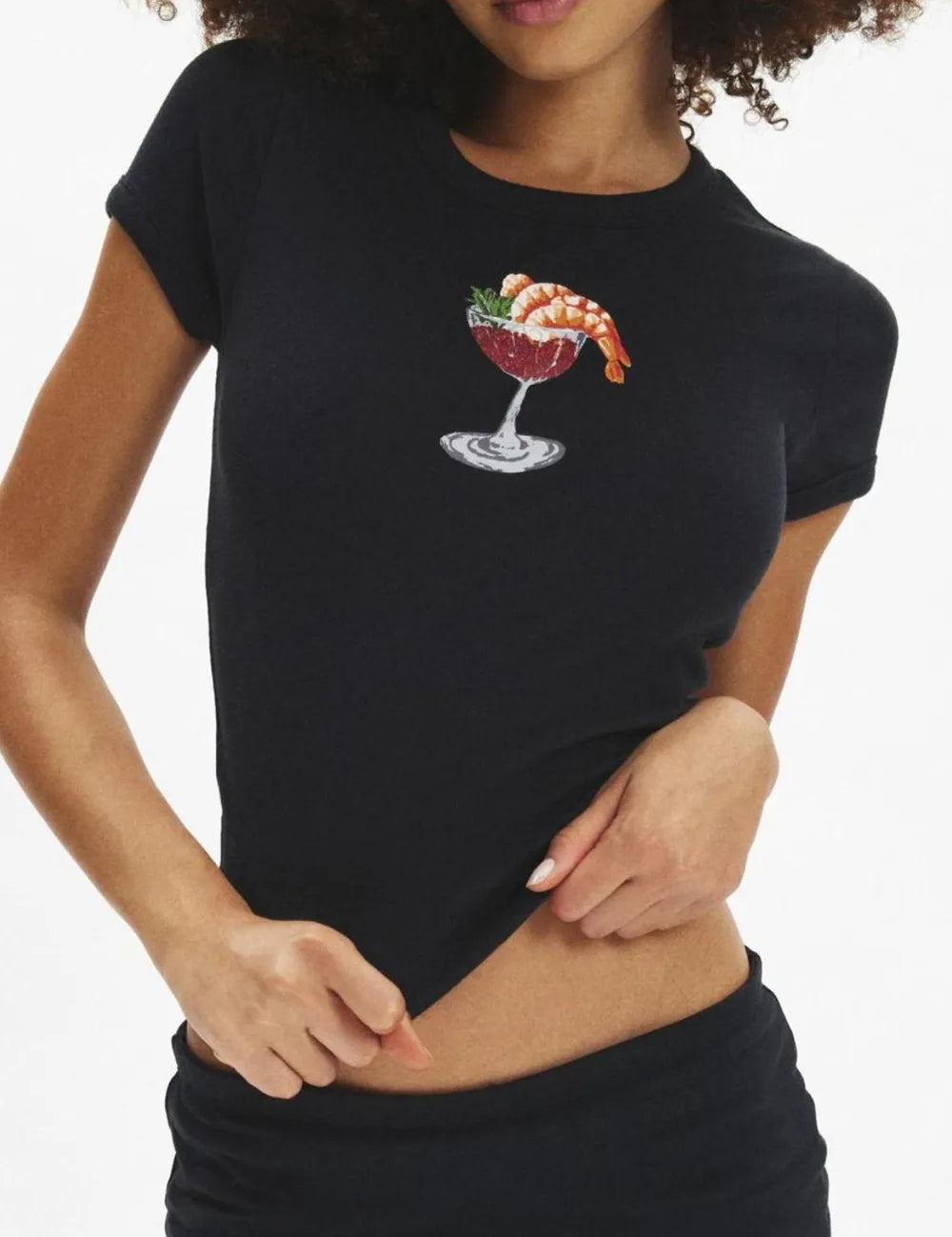 Graphic T-Shirt for Women – Black Colorway – Chaotic Fashion
