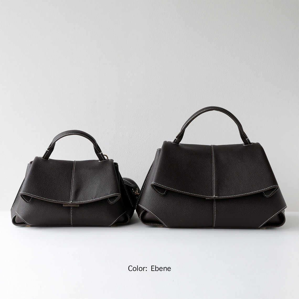 Top Grain Leather Women Smile Bag