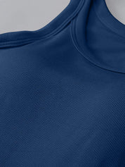 Soft Stretch Tank Top – Dark Blue Shelf Bra – Chaotic Fashion