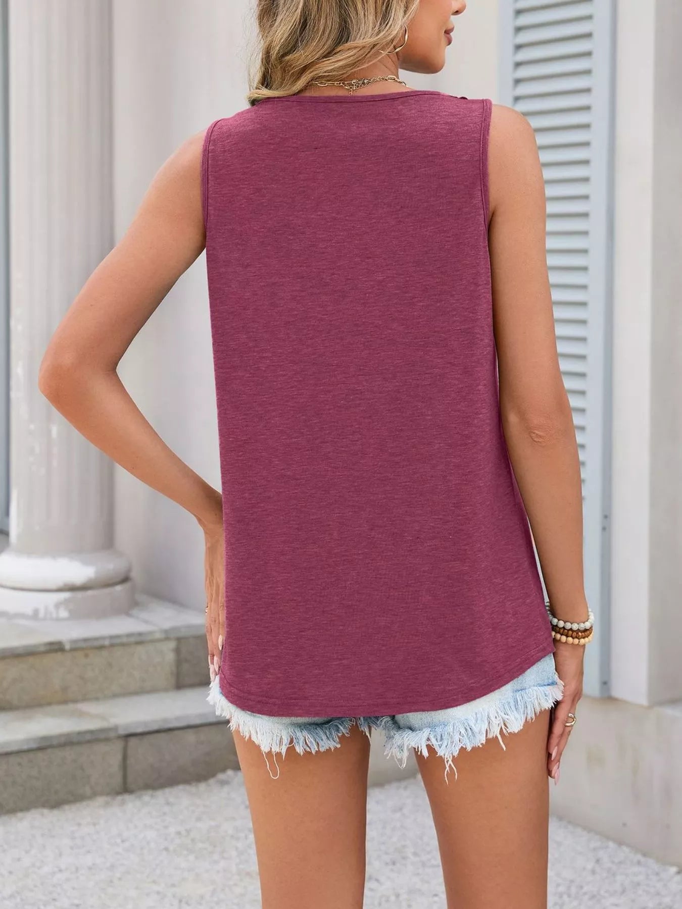 Coral Camisole Top – Soft Lace Edging – Chaotic Fashion
