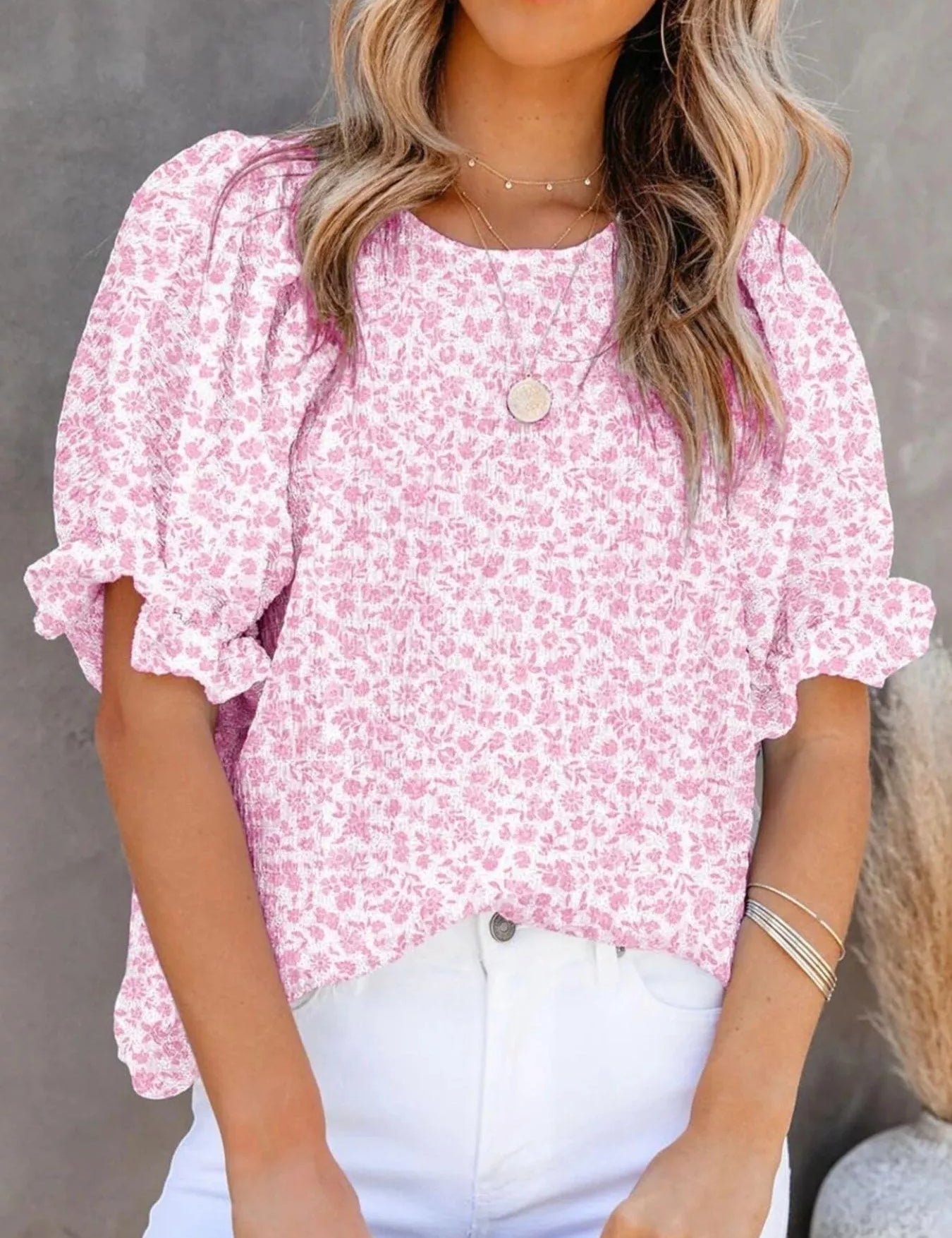 Floral Ruffle Top – Work to Weekend Blouse – Chaotic Fashion