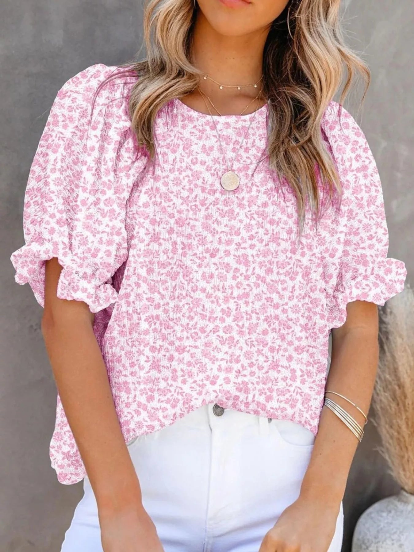 Floral Ruffle Top – Work to Weekend Blouse – Chaotic Fashion