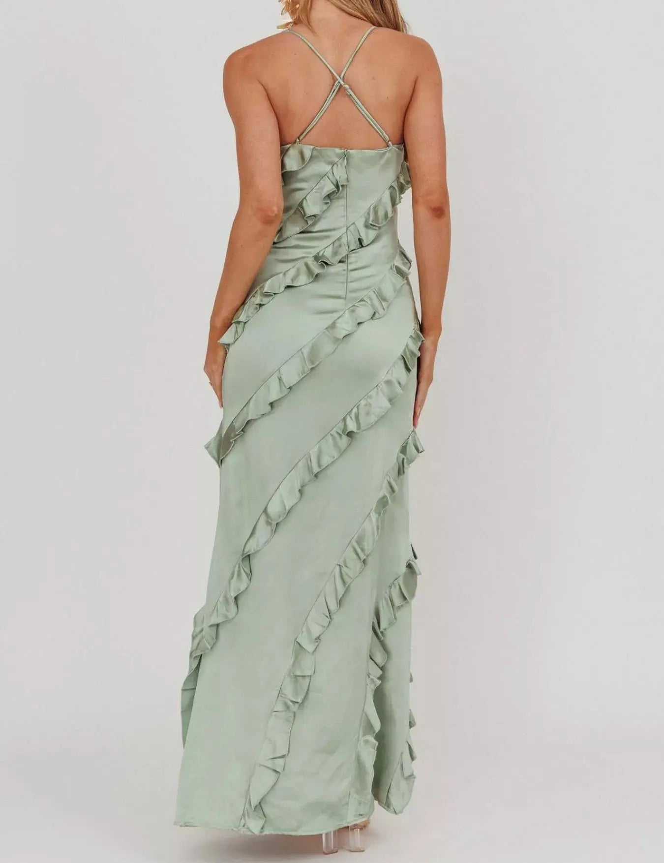 Women's maxi dress, spaghetti strap