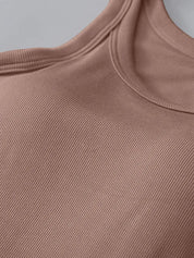 Everyday Round Neck Tank – Dark Blue Soft Blend – Chaotic Fashion