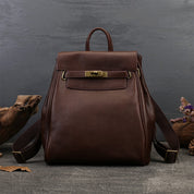 Top Grain Leather Classic Backpack for Women