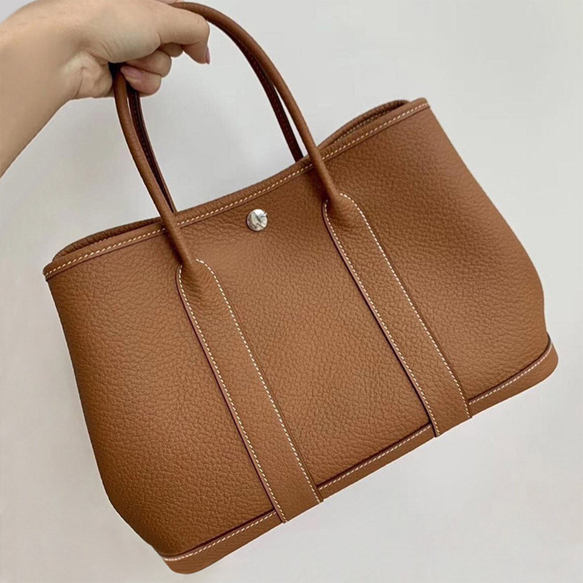 Top Grain Leather Inspired Garden Handbag