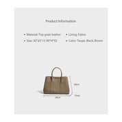 Top Grain Leather Inspired Garden Handbag