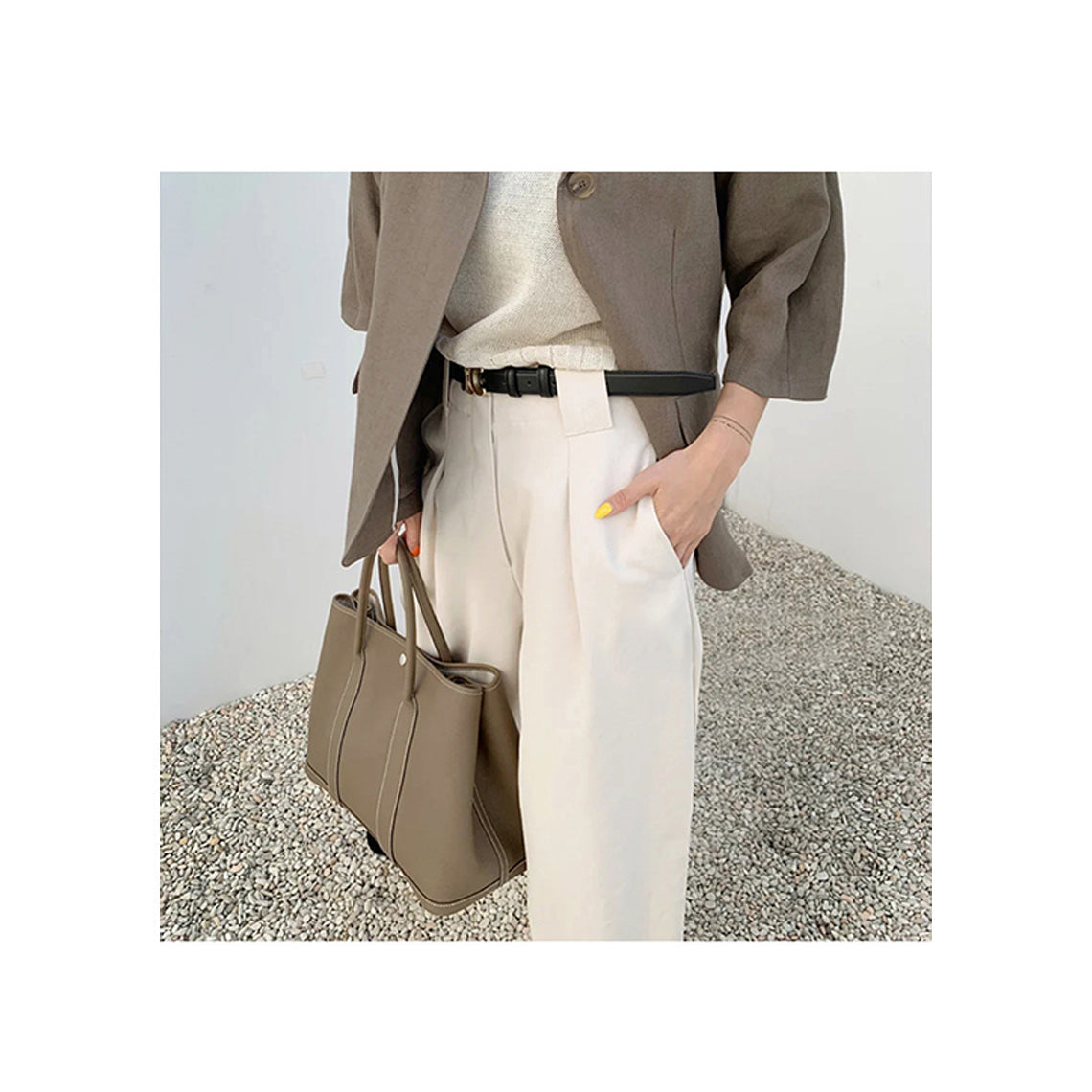 Top Grain Leather Inspired Garden Handbag