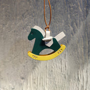 Full Grain Leather Rocking Horse Bag Charm