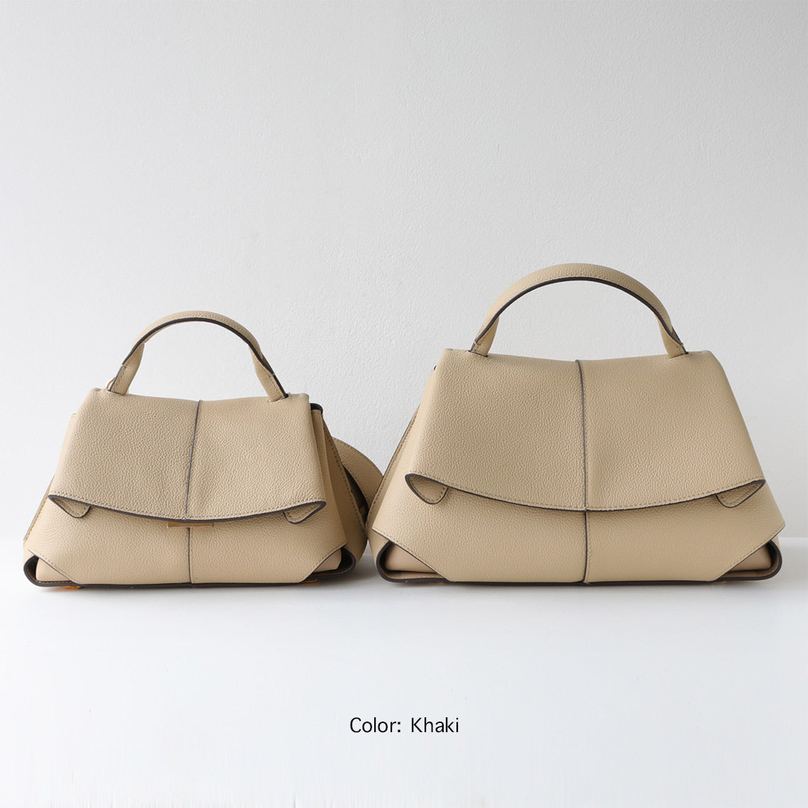 Top Grain Leather Women Smile Bag