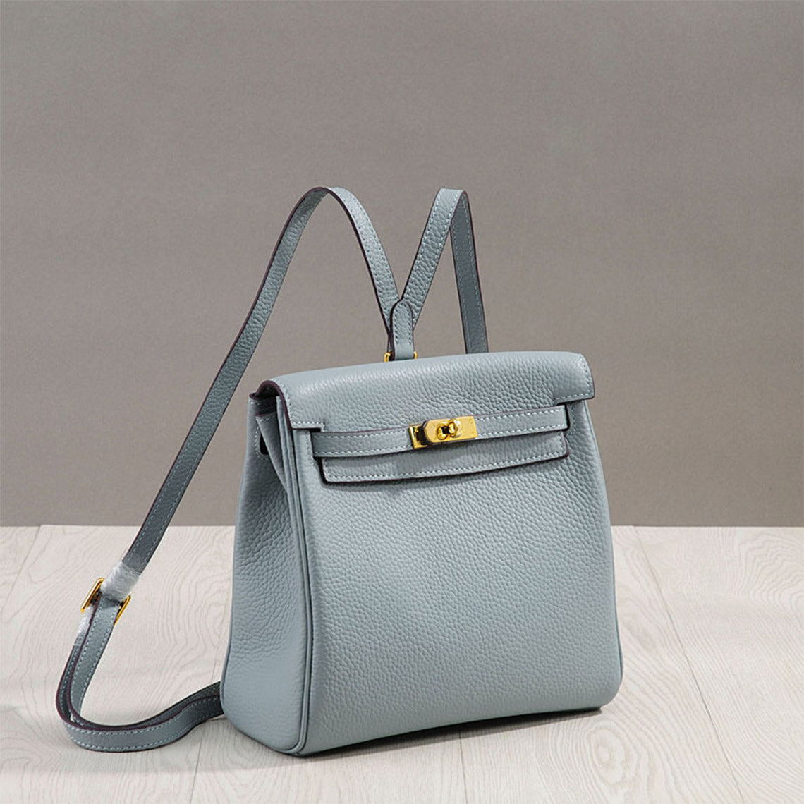 Top Grain Leather Inspired Kelly Backpack