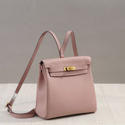 Top Grain Leather Inspired Kelly Backpack