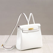 Top Grain Leather Inspired Kelly Backpack