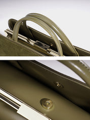 Suede Autumn Clutch Handbag