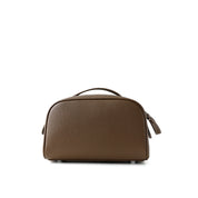 Top Grain Leather Luxury Cosmetic Toiletry Kit Bag